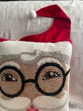 NWT Santa Ashland Red Holiday Pillow Tag - Peppermint Lane